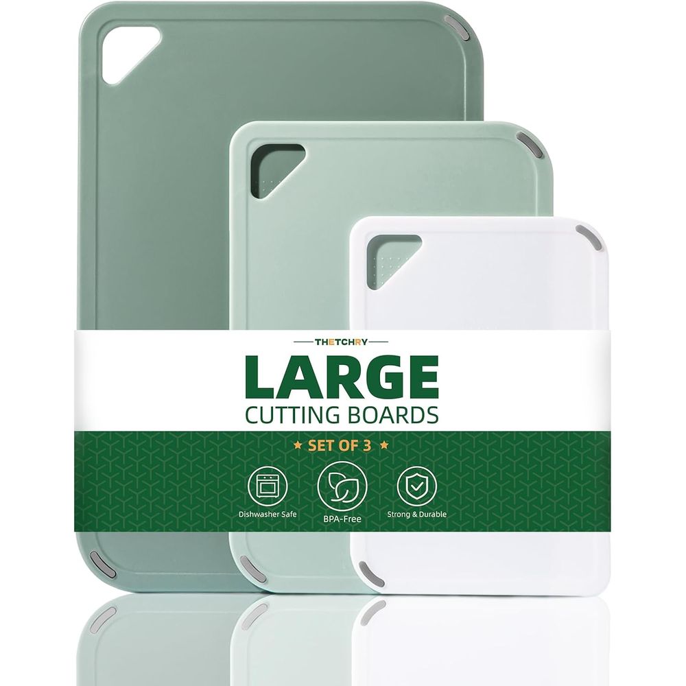 Camp Cutting Board - Plastic Cutting Board Set of 3