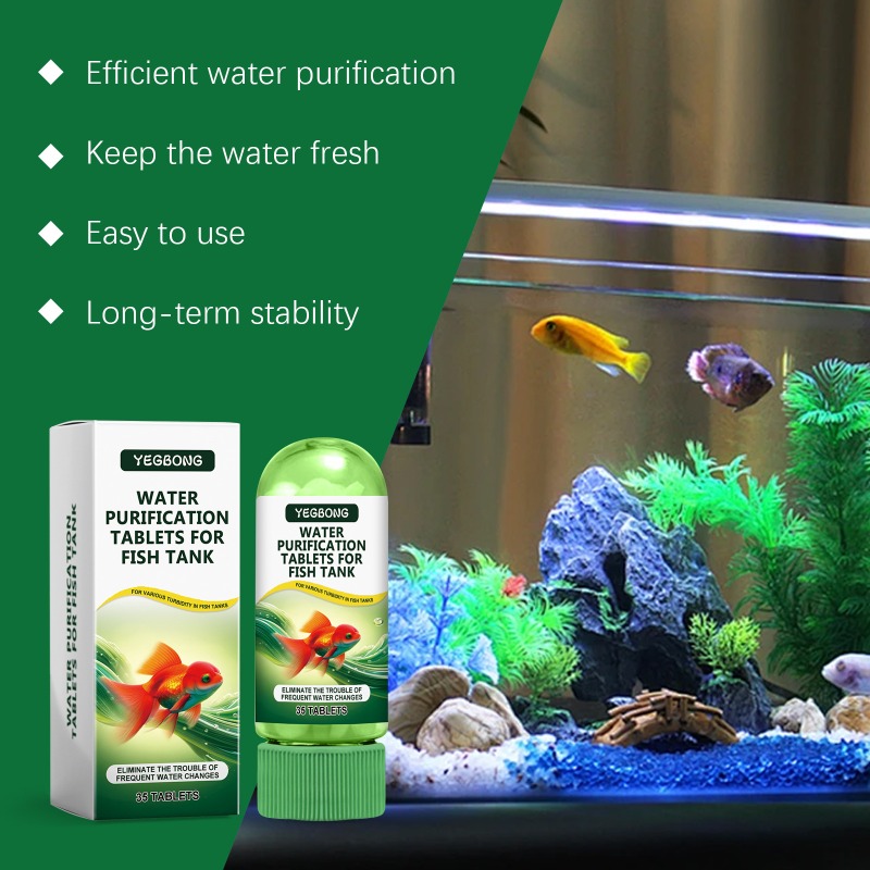 Water Purification Tablet - Fish Tank Water Purification Tablets Efficient