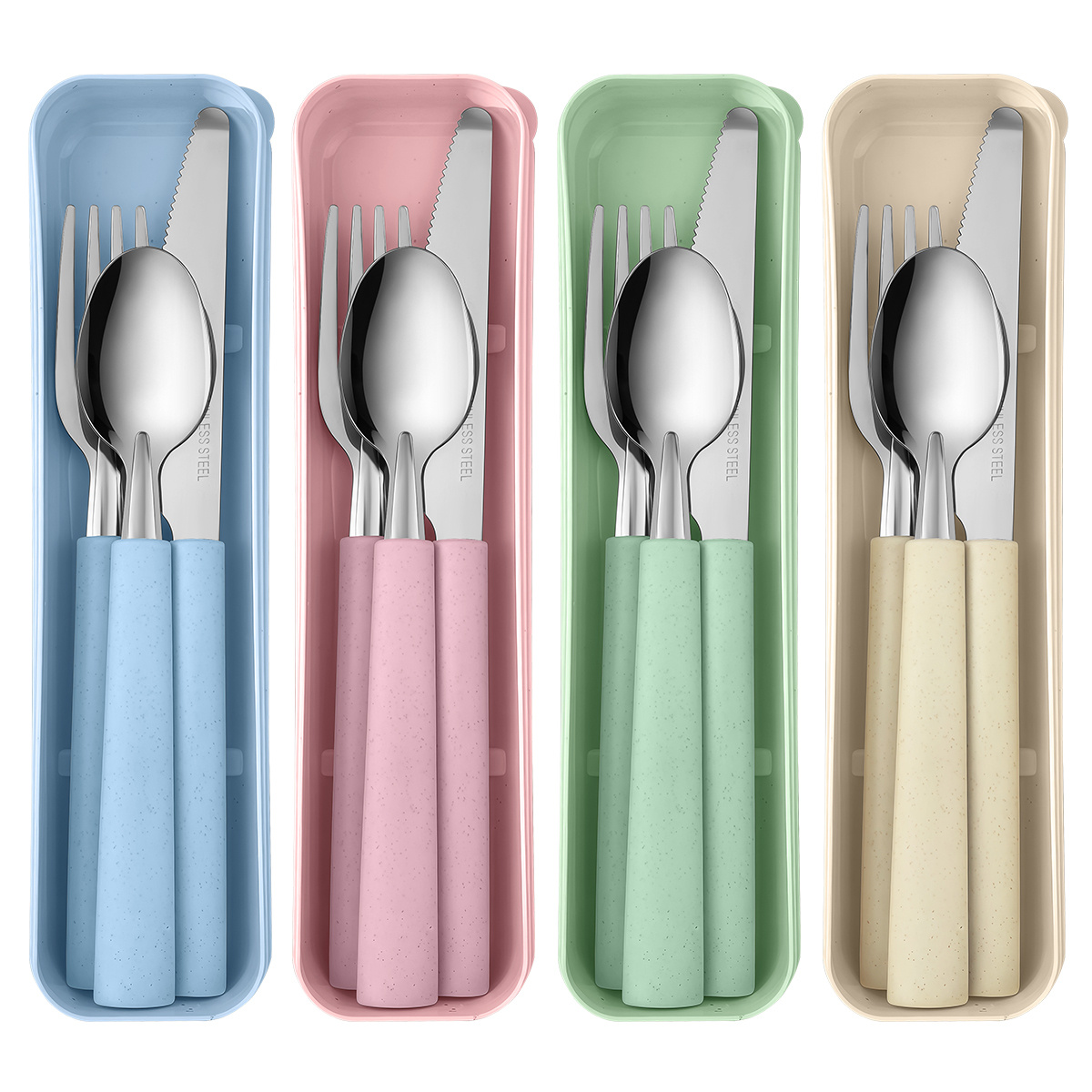 Camping Cooking Knife Set - 1 set stainless steel portable knife,