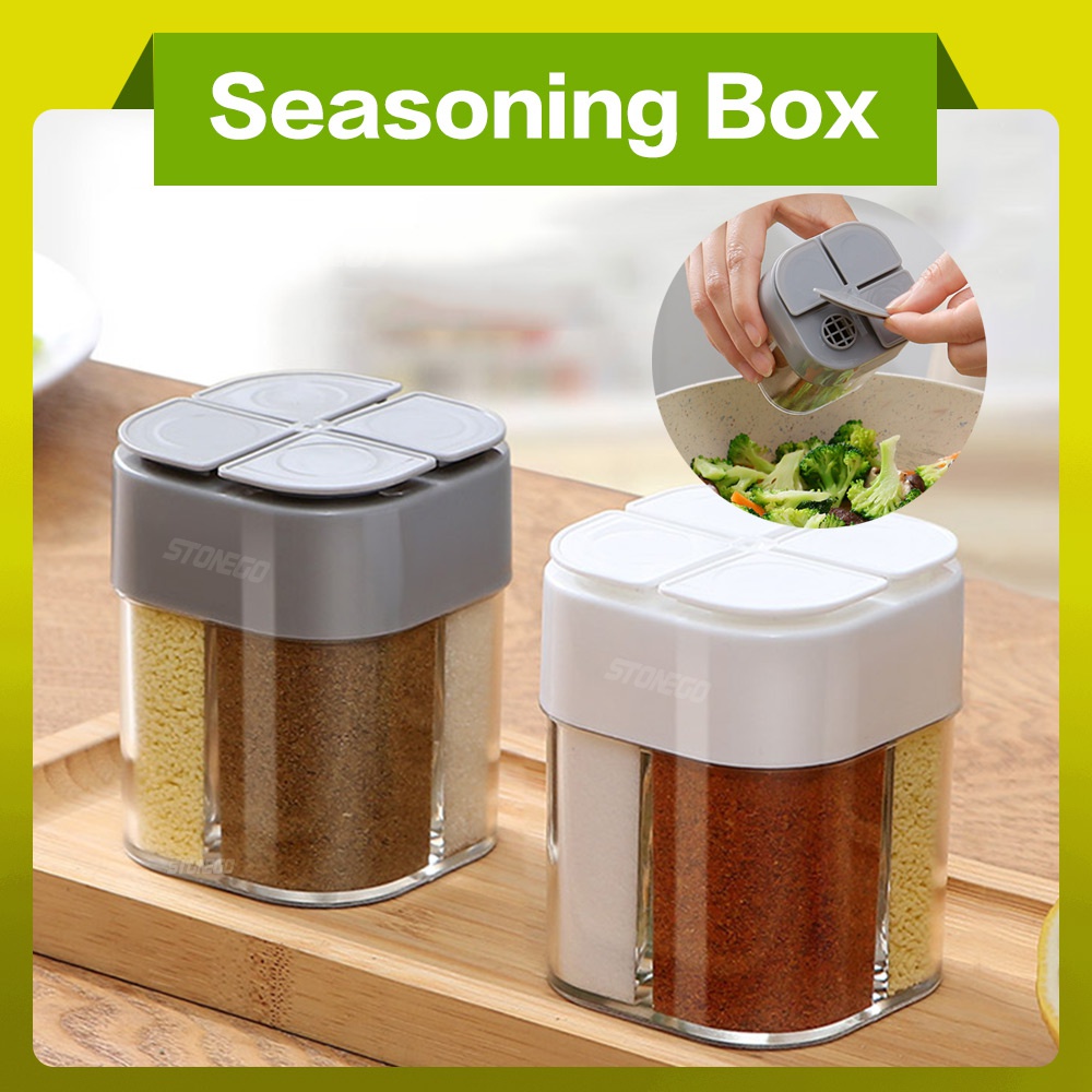 Camping Cooking Sets - 4 in 1 Plastic Dispenser Camping