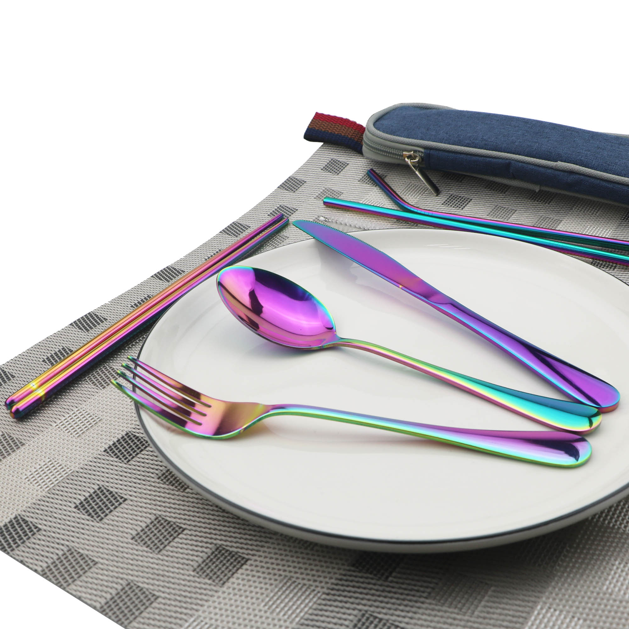 JANKNG Tableware Stainless Ste - Camping Cooking Knife Set 评论和价格