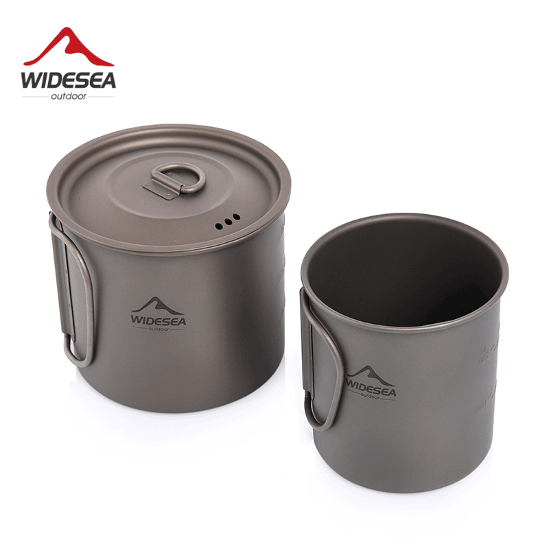 Widesea Camping Mug Titanium C - Quechua Camping Cooking Set 评论和价格