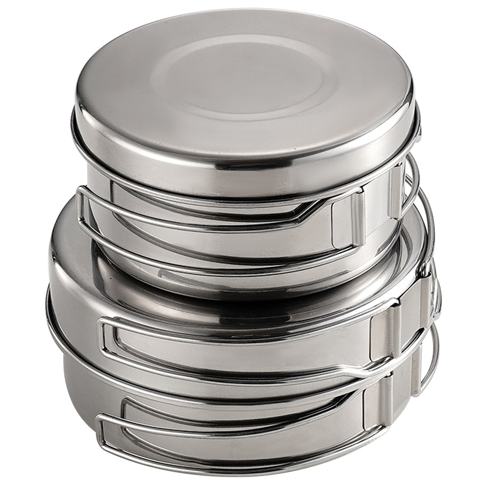 1Set Stainless Steel Camping C - Camping Cooking Lightweight 评论和价格
