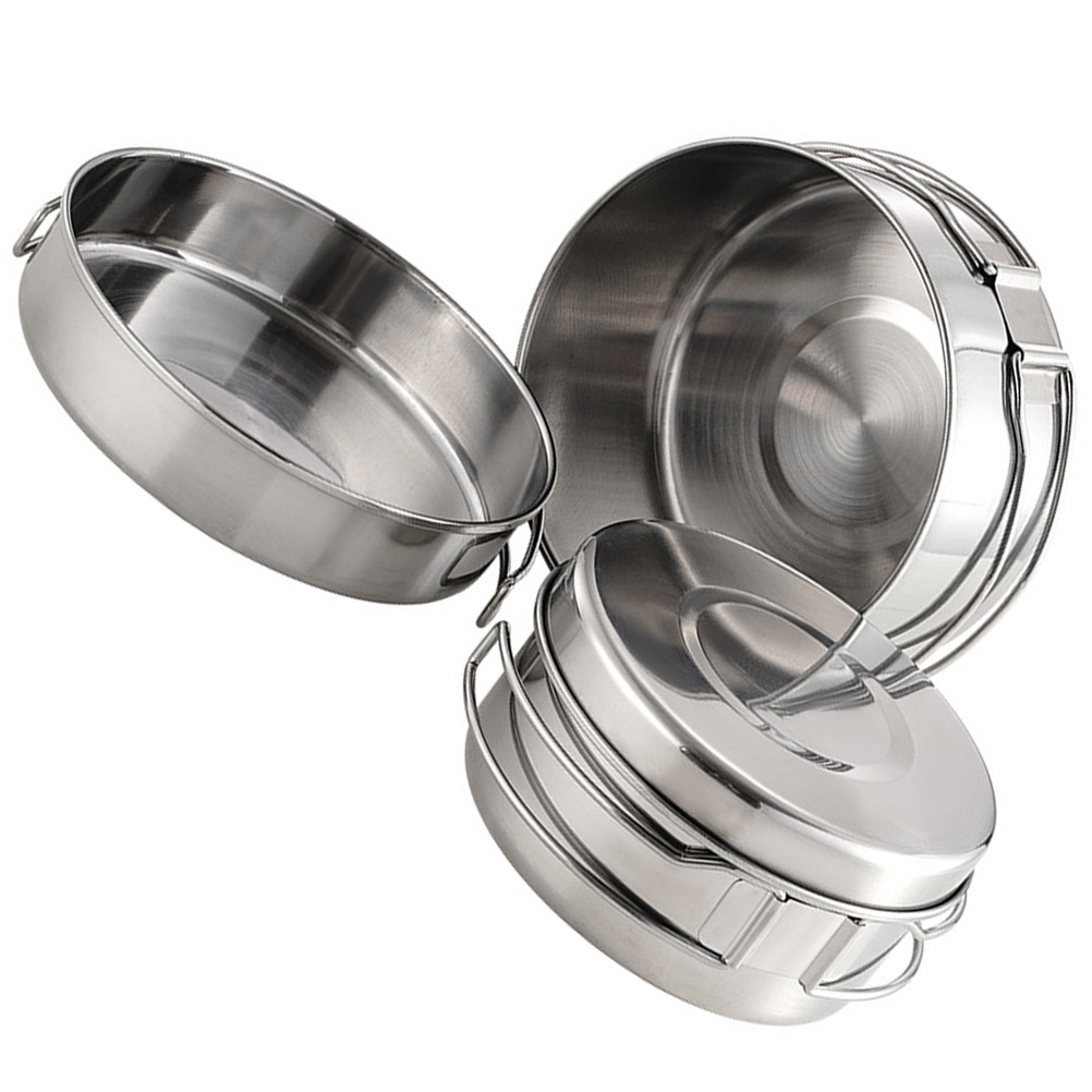 1Set Stainless Steel Camping C - Camping Cooking Lightweight 评论和价格