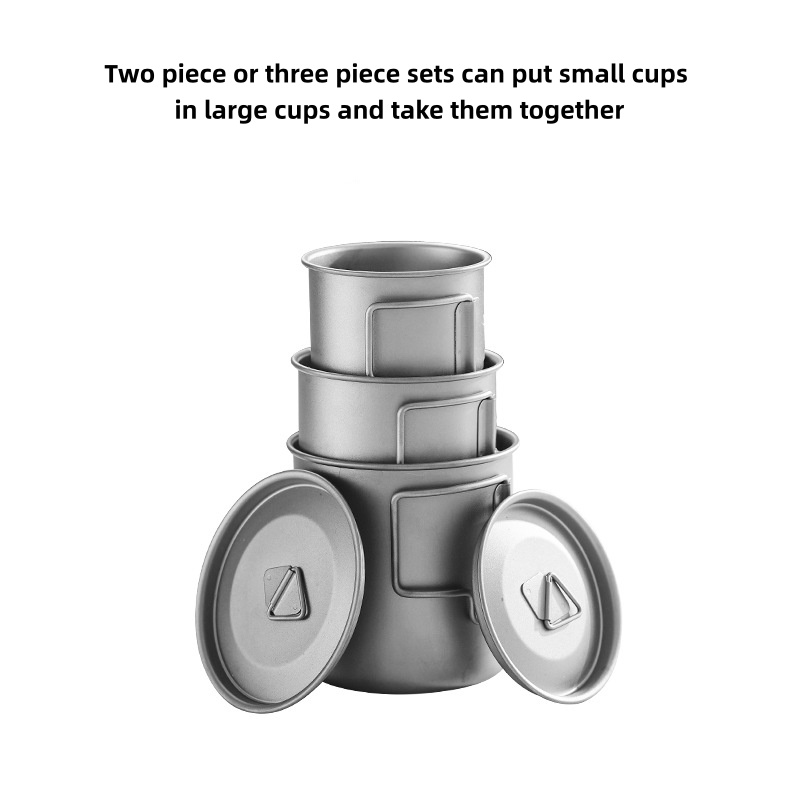 Titanium Camping Mug with Fold - Camping Cooking Lightweight 评论和价格