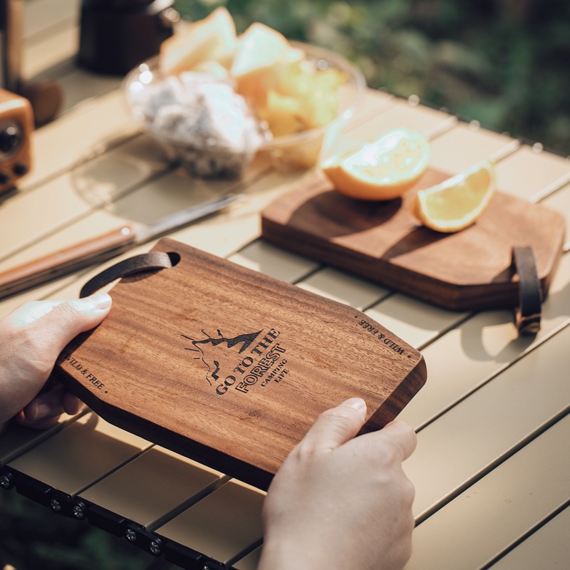 Camper Cutting Board Wood Chop - Camp Cutting Board 评论和价格