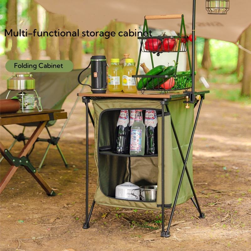 Outdoor Camping Cabinet, Cupbo - Camping Cooking Cupboard 评论和价格