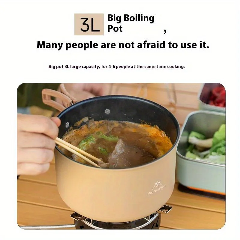 Mountainhiker new set pot kett - Camping Cooking Cupboard 评论和价格