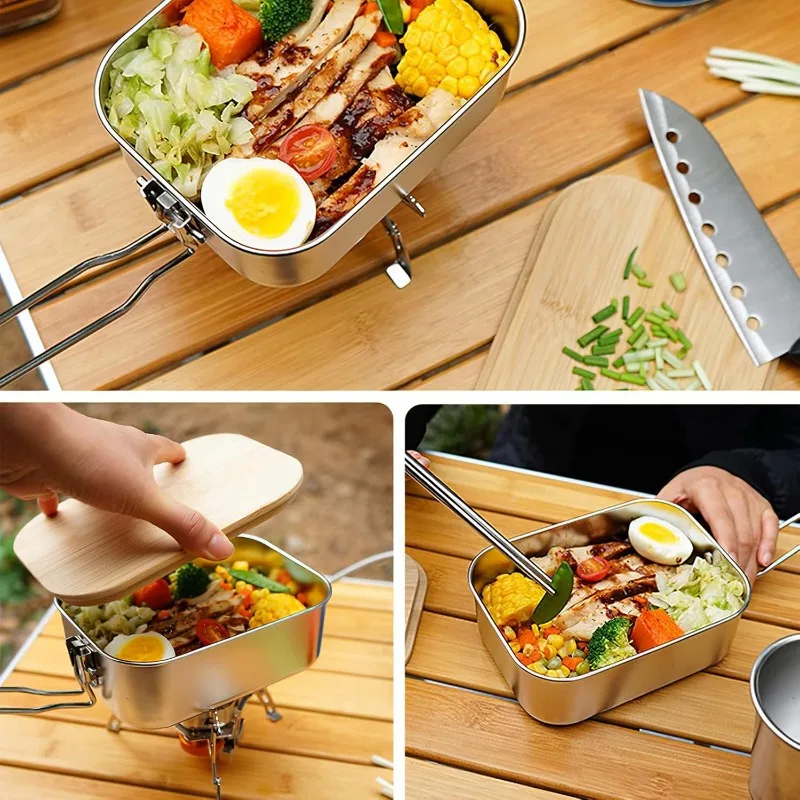 304 Stainless Steel Lunch Box  - Camp Cutting Board 评论和价格