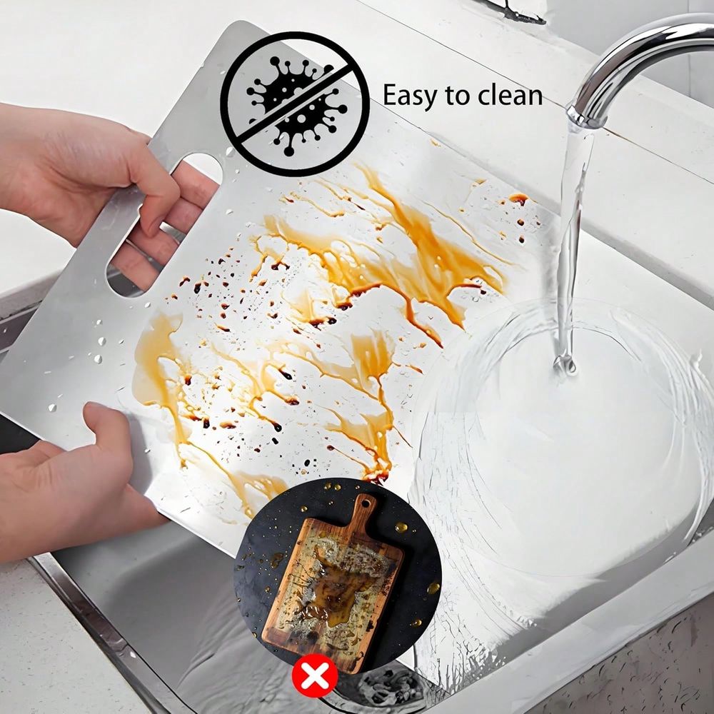 Pcs Stainless Steel Cutting Bo - Camp Cutting Board 评论和价格