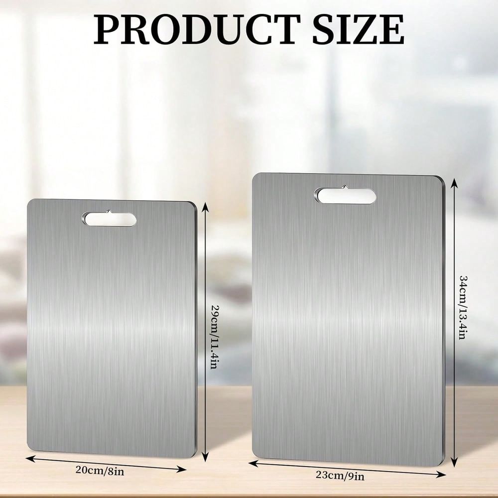 Pcs Stainless Steel Cutting Bo - Camp Cutting Board 评论和价格