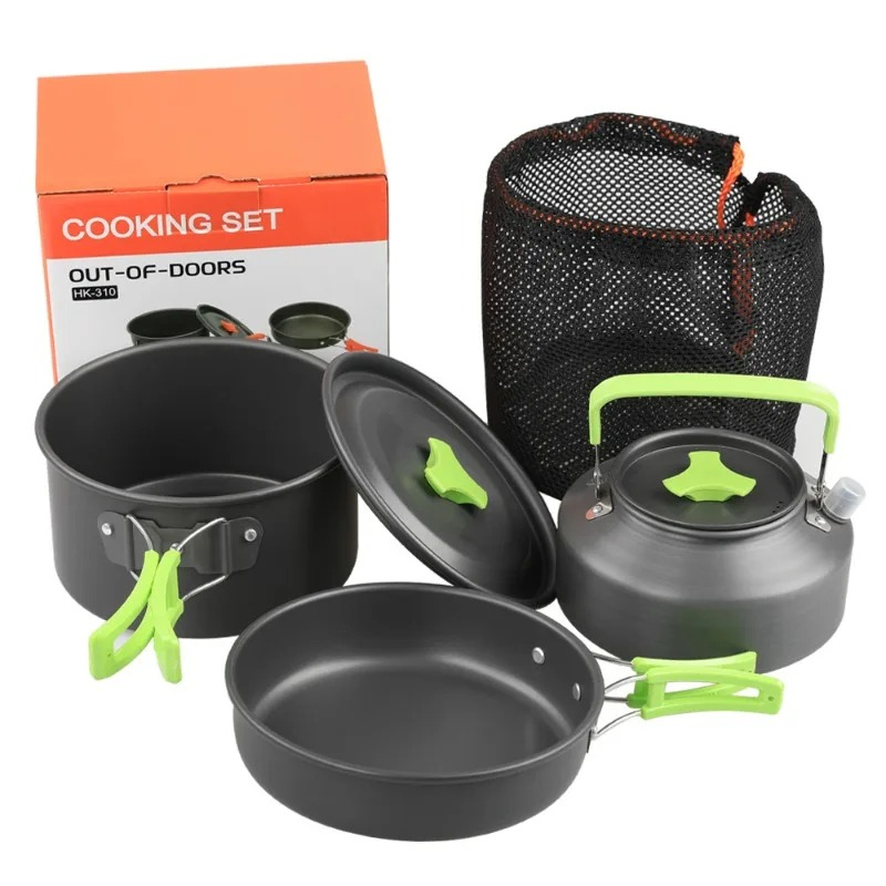 Camping Cooking Set, Outdoor K - Camping Cooking Set With Bag 评论和价格