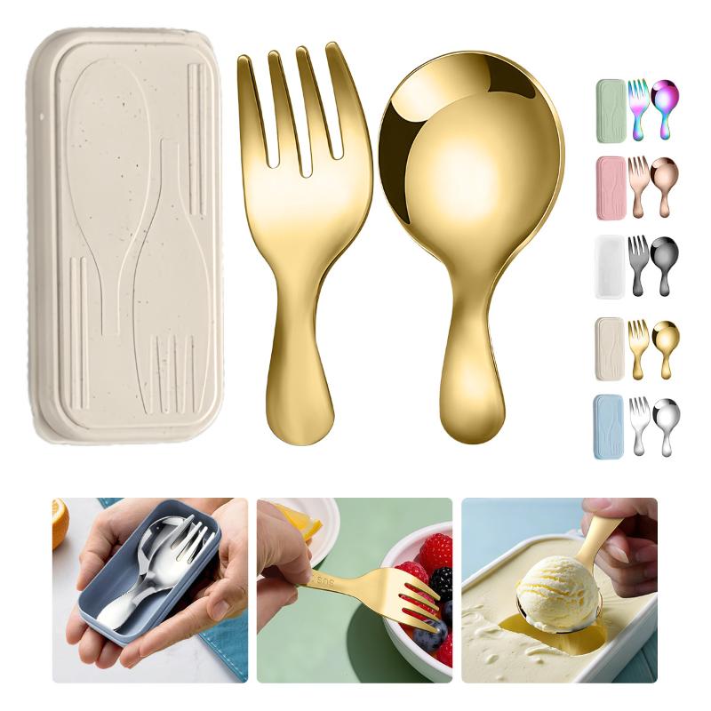 Stainless Steel Tableware Set  - Camping Cooking Sets 评论和价格