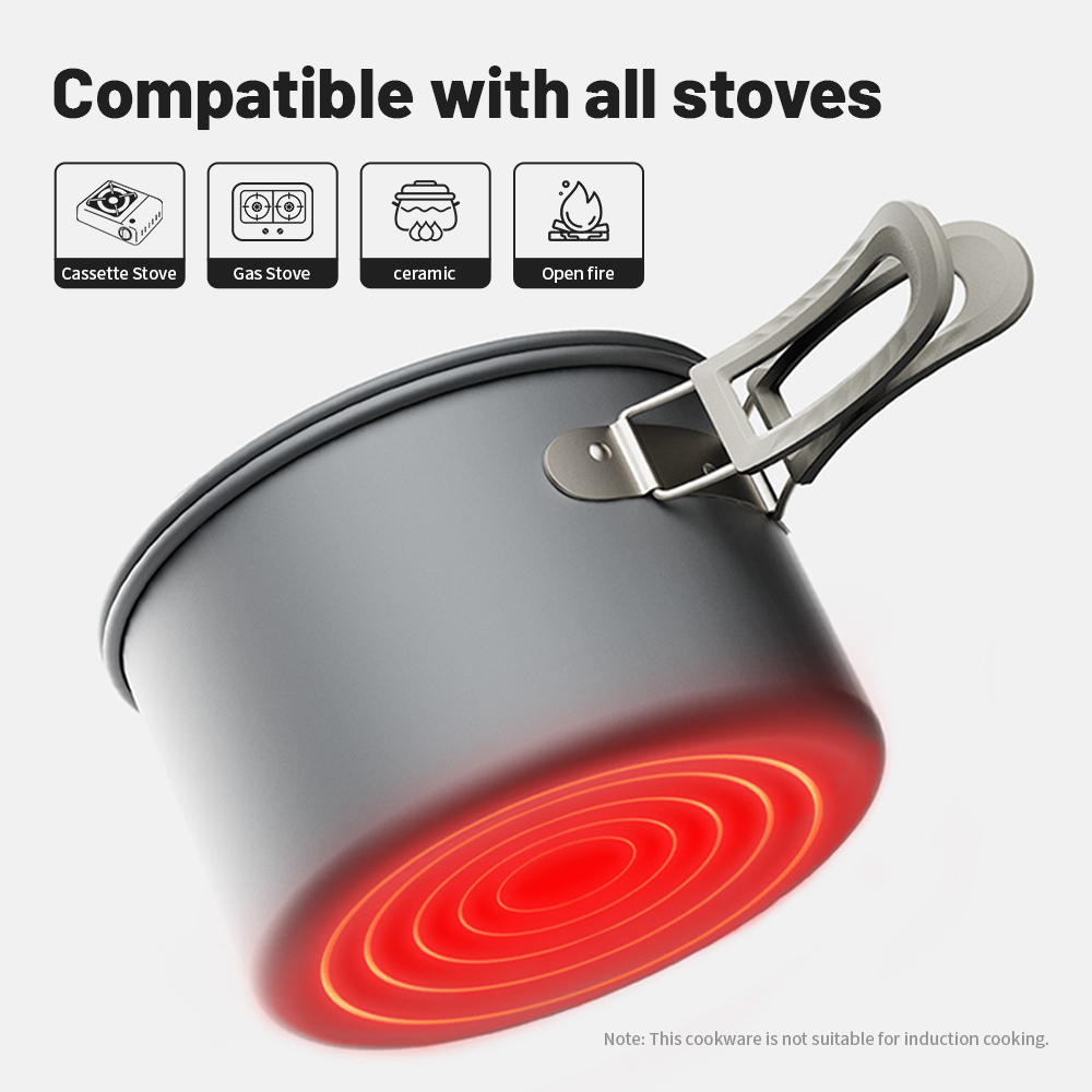 Naturehike Camping Cookware Ki - Quechua Camping Cooking Set 评论和价格