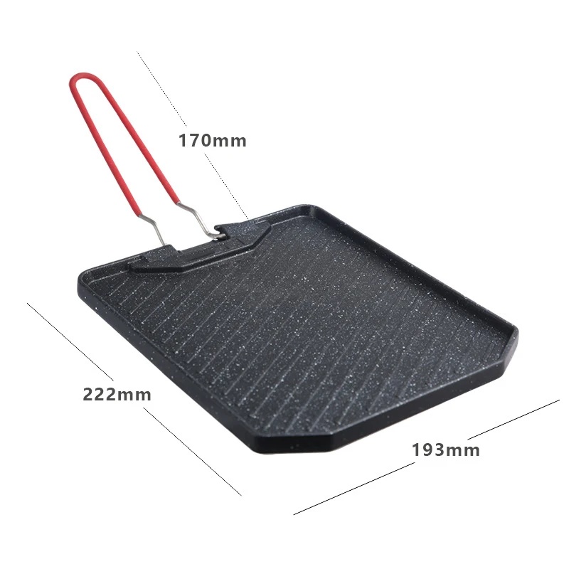 Portable Non‑Stick Grill Pan O - Camping Cooking Cupboard 评论和价格