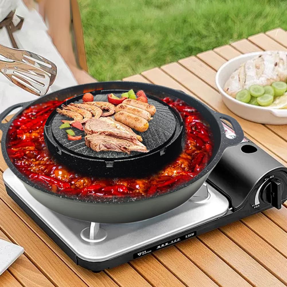 Korean Cassette Grill Pan Non- - Camping Cooking Cupboard 评论和价格