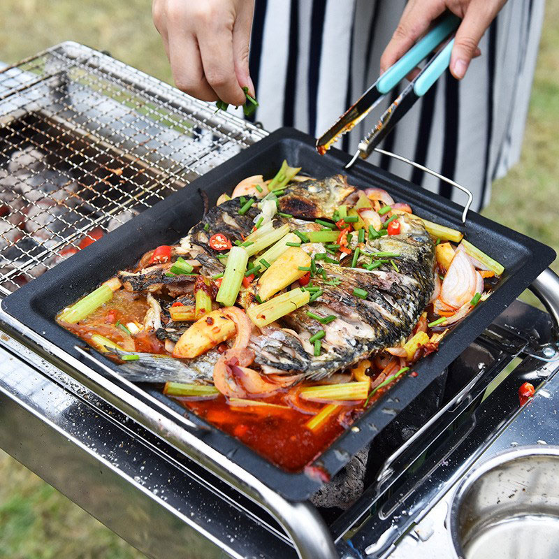 Outdoors Thick Square Grill Pa - Camping Cooking Sets 评论和价格
