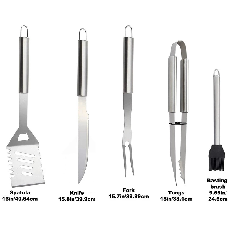 BBQ Tools Set Barbecue Grillin - Quechua Camping Cooking Set 评论和价格