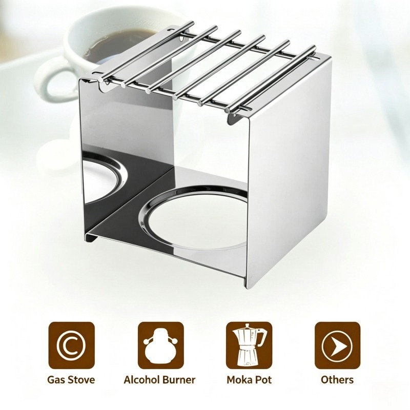 Stainless Steel Square Coffee  - Camping Cooking Sets 评论和价格
