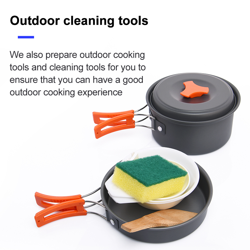 Widesea Camping Outdoor Cookwa - Quechua Camping Cooking Set 评论和价格