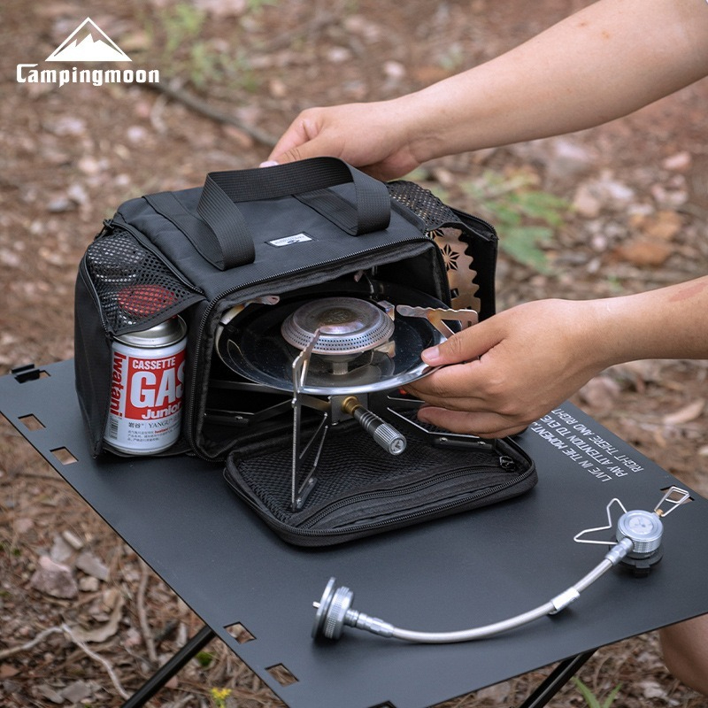CAMPINGMOON BKXD-5F-B Small Ca - Camping Cooking Set With Bag 评论和价格