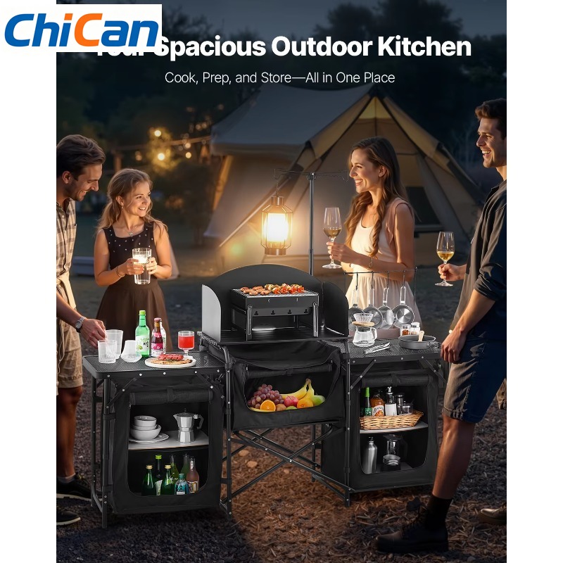 【Hot】VEVOR Camping Kitchen Tab - Camping Cooking Cupboard 评论和价格