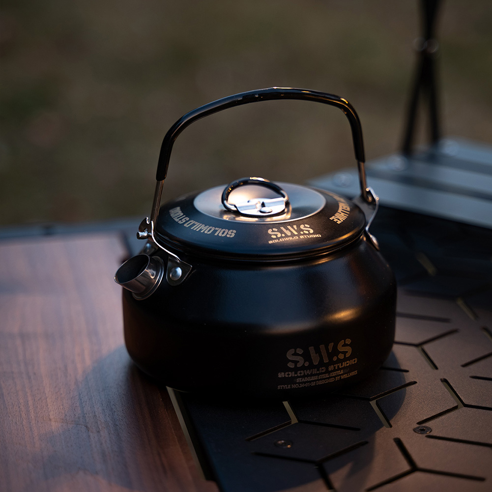 0.8L Outdoor Camping Kettle wi - Camping Cooking Lightweight 评论和价格