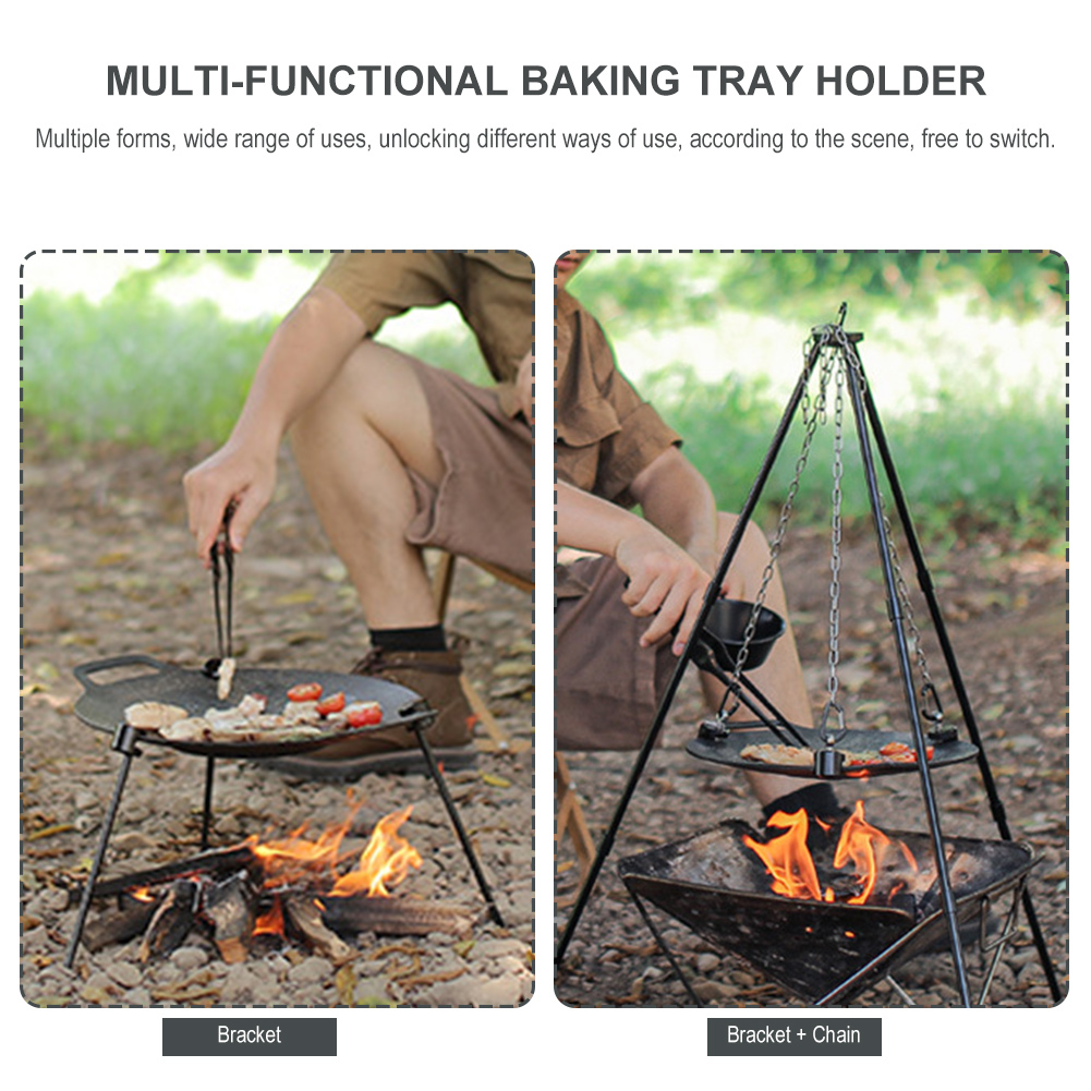 Barbecue Tray Support Adjustab - Camping Cooking Cupboard 评论和价格