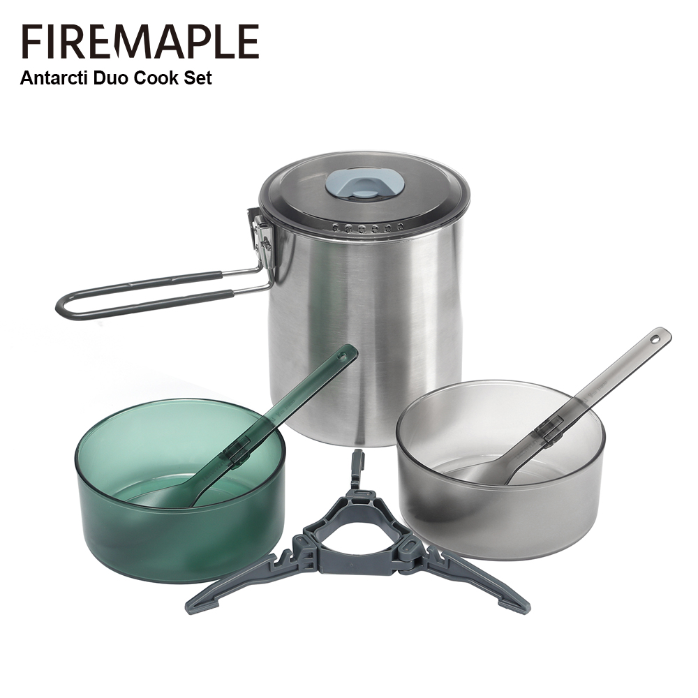 Fire-Maple Antarcti Duo Campin - Quechua Camping Cooking Set 评论和价格