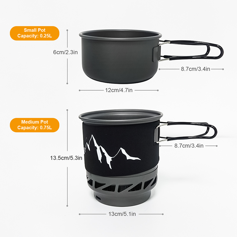 Camping Cooking Set Stove Pot  - Camping Cooking Cupboard 评论和价格