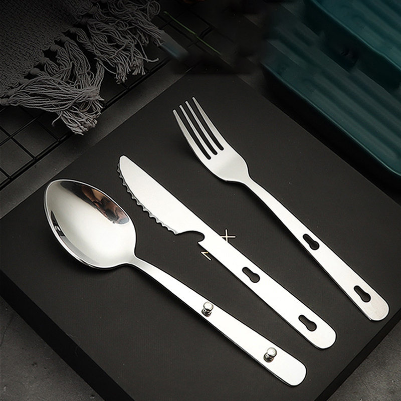 3pcs/set Portable Stainless St - Quechua Camping Cooking Set 评论和价格