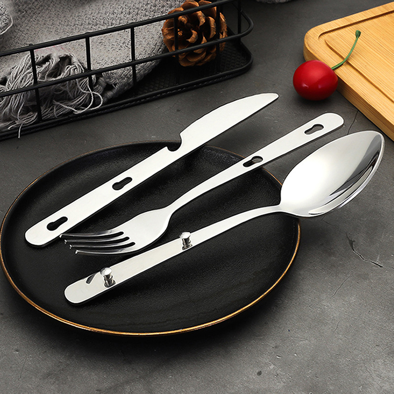 3pcs/set Portable Stainless St - Quechua Camping Cooking Set 评论和价格