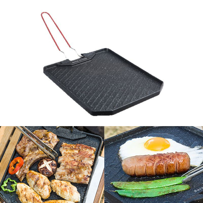 Outdoor camping barbecue pan H - Camping Cooking Cupboard 评论和价格
