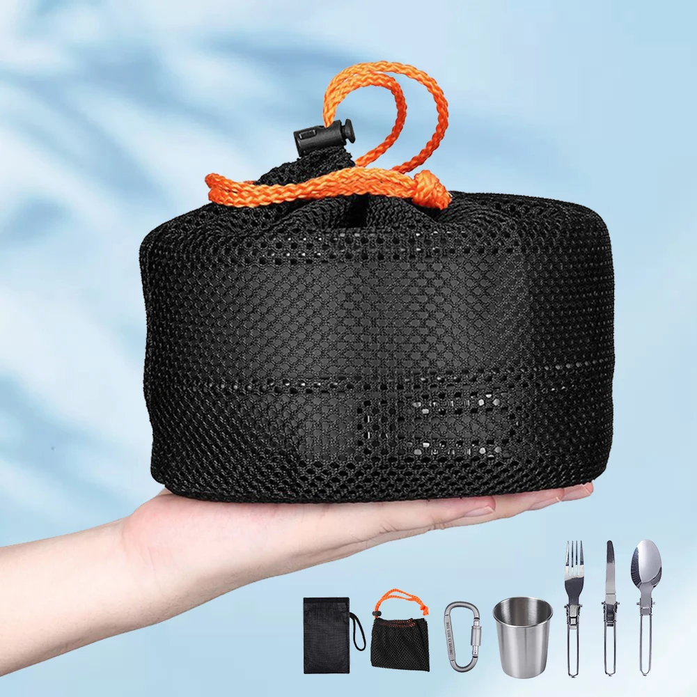 Camping Cookware Kit Kettle Po - Camping Cooking Lightweight 评论和价格