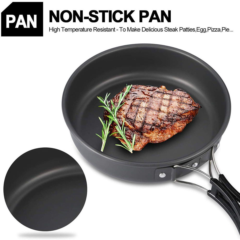 Outdoor Camping Cookware Set M - Camping Cooking Sets 评论和价格