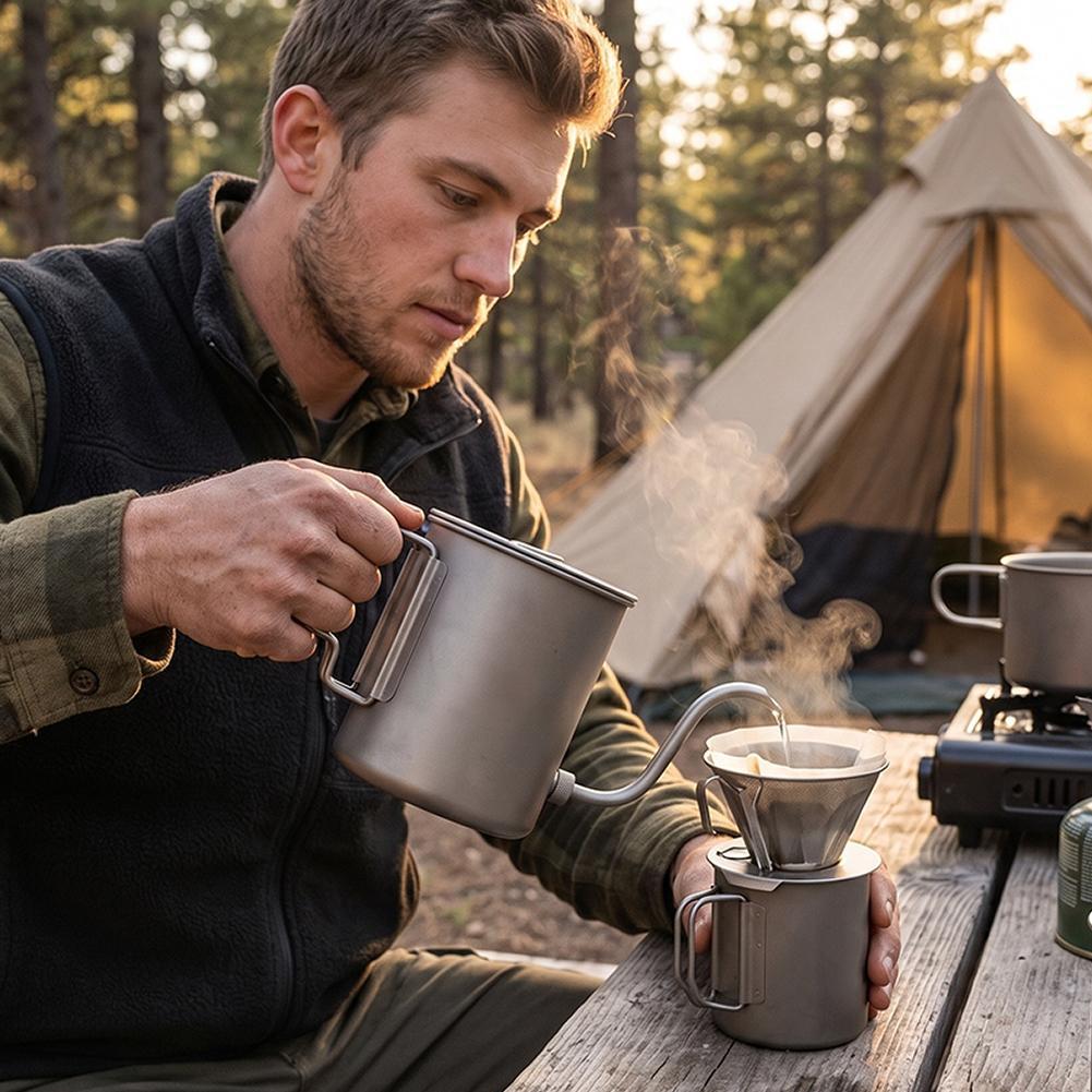 420ml Pure Titanium Camping Co - Camping Cooking Lightweight 评论和价格