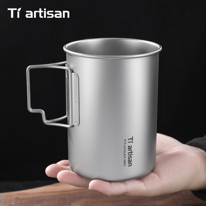 Tiartisan 750ml/ 900ml Titaniu - Camping Cooking Lightweight 评论和价格