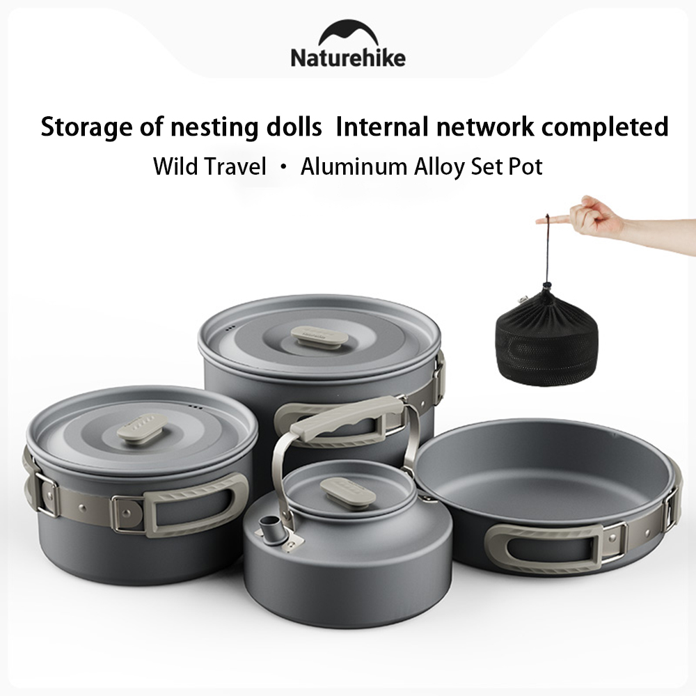 Naturehike Outdoor Pot Set,Cam - Camping Cooking Lightweight 评论和价格