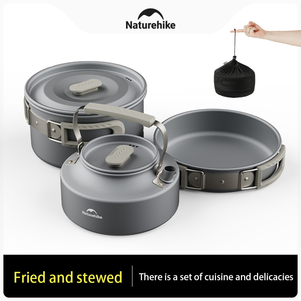 Naturehike Outdoor Pot Set,Cam - Camping Cooking Lightweight 评论和价格
