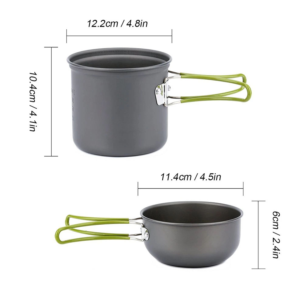 Camping Cookware Kit with Stov - Camping Cooking Set With Bag 评论和价格
