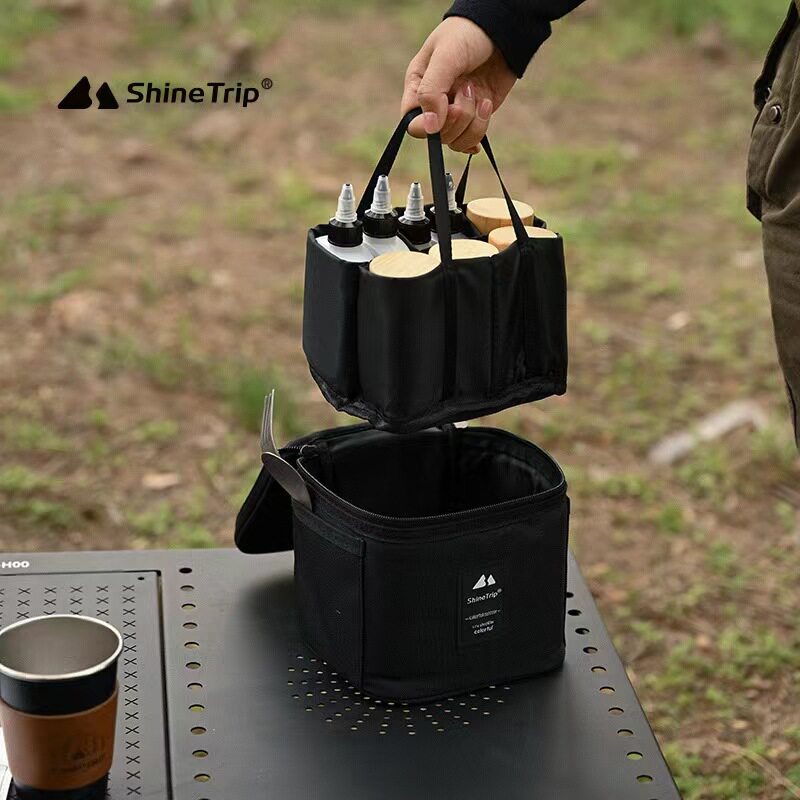 Seasoning Bottle Set Portable  - Camping Cooking Set With Bag 评论和价格
