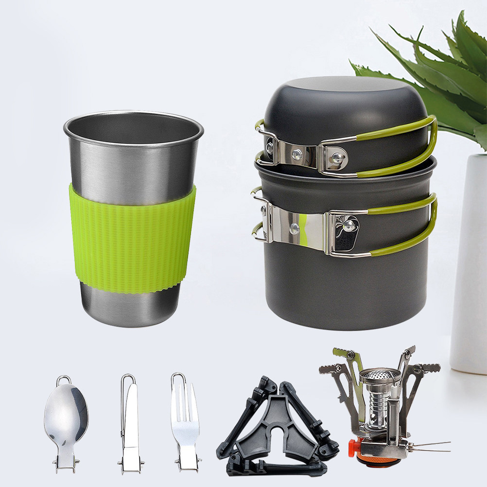 Outdoor Camping Cookware Set L - Camping Cooking Lightweight 评论和价格