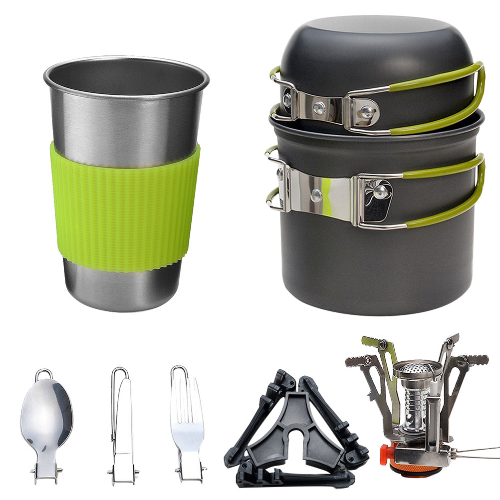 Outdoor Camping Cookware Set L - Camping Cooking Lightweight 评论和价格